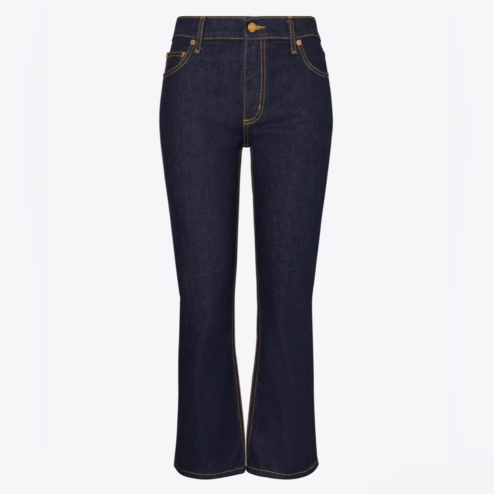 Tory Burch Cropped Boot-Cut Jean Size 29
